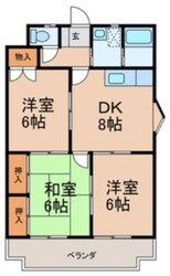 サンパークOKADAの物件間取画像